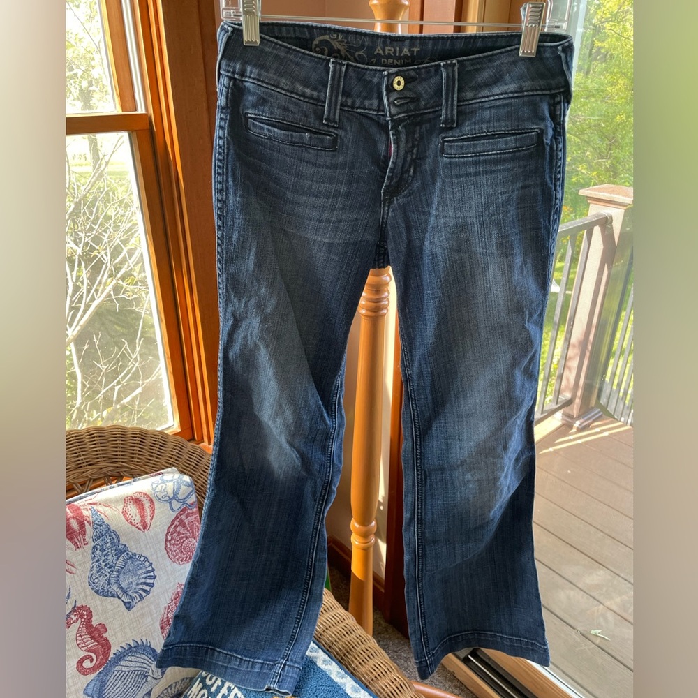 Ariat Women's Dark Blue Boot Cut Jeans Size 26S